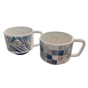 Starbucks Artisan Series 01/08 & 07/08 Stackable Mug Set